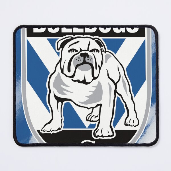 Item preview, Bulldog logo on shield with bold design designed and sold by Vibes To VIsual.