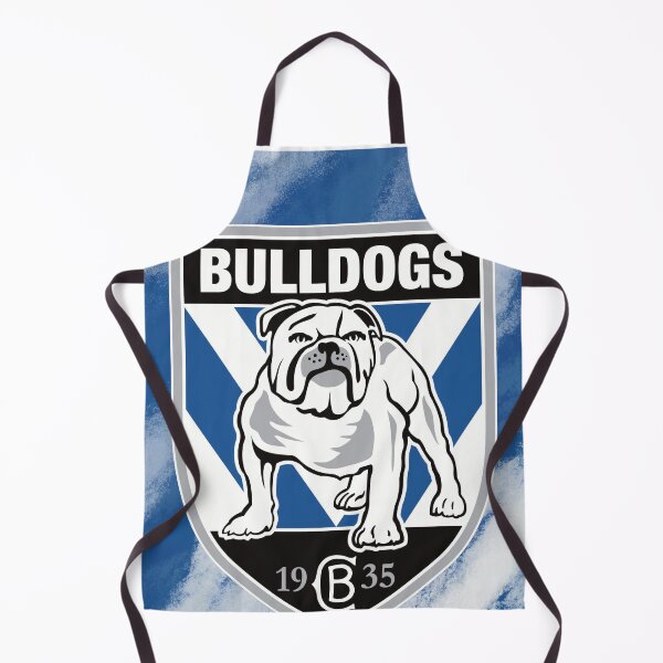 Item preview, Bulldog logo on shield with bold design designed and sold by Vibes To VIsual.