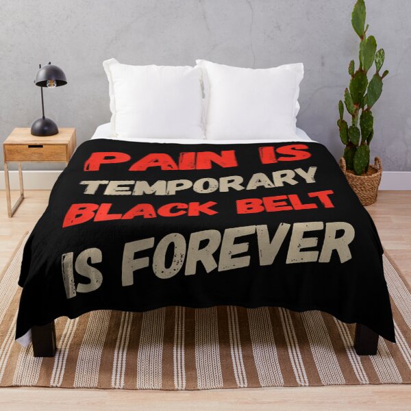 Item preview, Backprint Bjj Quotes Pain Is Temporary Black Belt Is Forever designed and sold by DanaKathe.