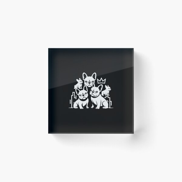 Artikelvorschau, Frenchie Silhouette Urban Squad Goals T-Shirt entworfen und verkauft von Reichcorp.