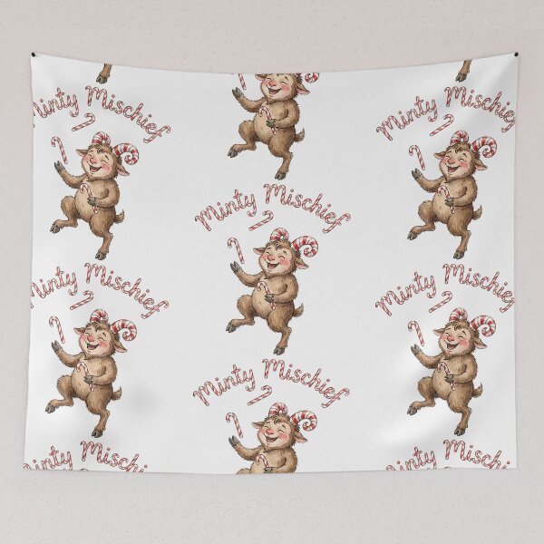 Item preview, Candy Cane Satyr - Funny Christmas designed and sold by bapupa.