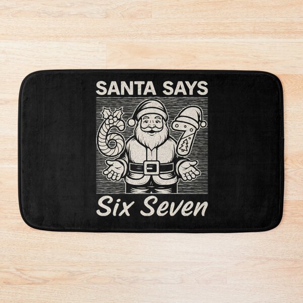 Item preview, Happy Holiday Says Santa Santa Seven Retro Six Bruh Claus designed and sold by ChadnoSmith.