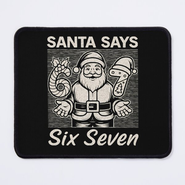 Item preview, Happy Holiday Says Santa Santa Seven Retro Six Bruh Claus designed and sold by ChadnoSmith.