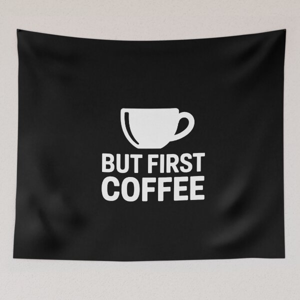 Item preview, But First Coffee Minimalist Tee - Simple Cup Design designed and sold by Reichcorp.