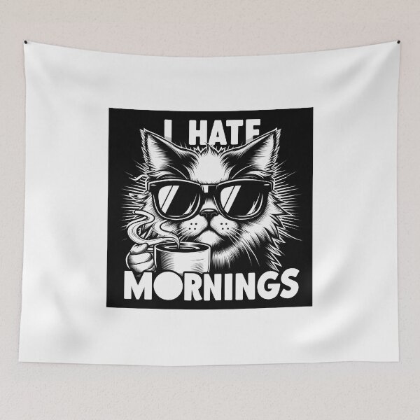 Item preview, I Am A Morning Person T-Shirt | I Hate Mornings & Coffee Lover Gift designed and sold by VectorVerseHub.