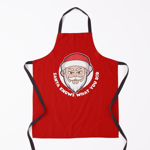 Item preview, Funny Christmas Santa design – “Santa knows what you did” - naughty list humor gift (on dark colors) designed and sold by messy-nessie.