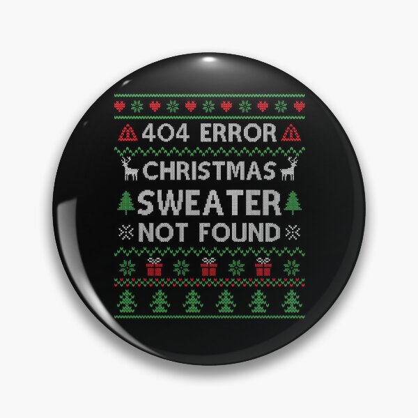 Item preview, Christmas Ugly Sweater Error 404 Christmas Sweater Not Found designed and sold by DavidCloud.