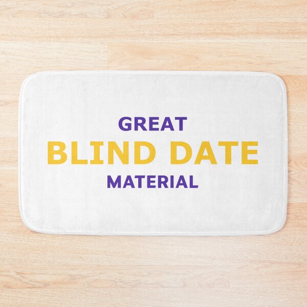 Item preview, Great Blind Date Material – Flirty Yellow & Purple Statement Design designed and sold by RedCircleArt.