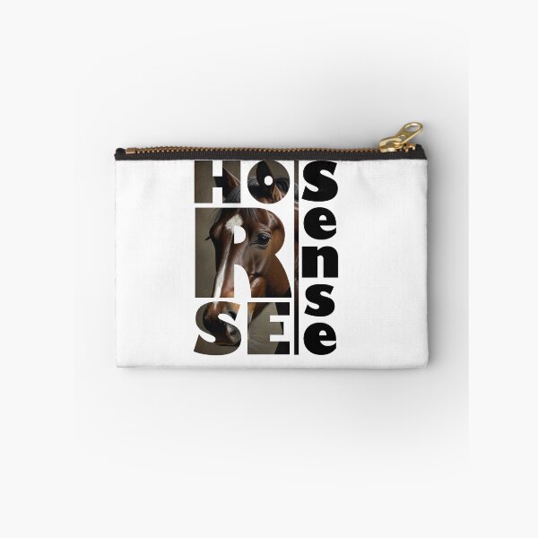 Item preview, Horse Sense Typography Art – Modern Horse Lover Design designed and sold by Lamassatshop.