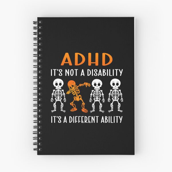 Item preview, ADHD Different Ability Skeleton Design – Funny Neurodivergent Dabbing Skeleton Art designed and sold by Suzy Perez Art.