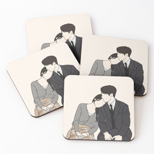 Item preview, Dynamite Kiss Minimalist Romantic Couple Art designed and sold by bliss7shop.