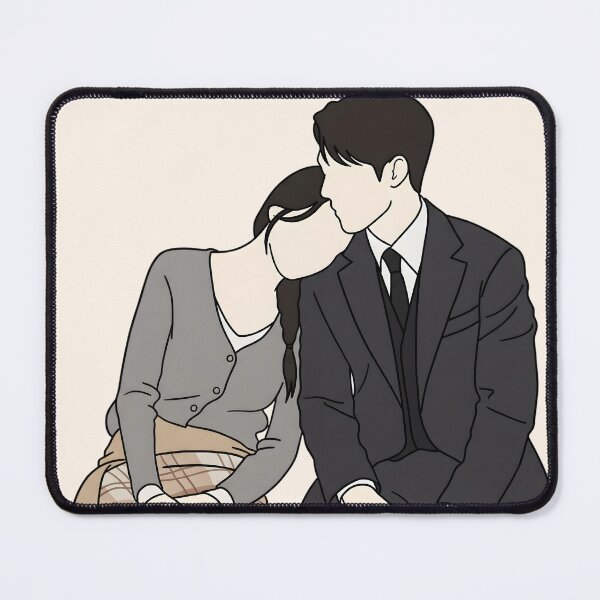Item preview, Dynamite Kiss Minimalist Romantic Couple Art designed and sold by bliss7shop.