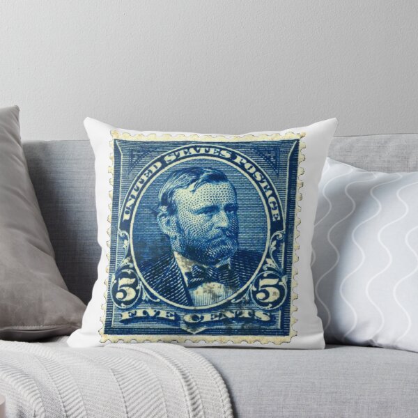 Item preview, Vintage Blue Ulysses S.Grant USA Postage Stamp designed and sold by red-amber65.