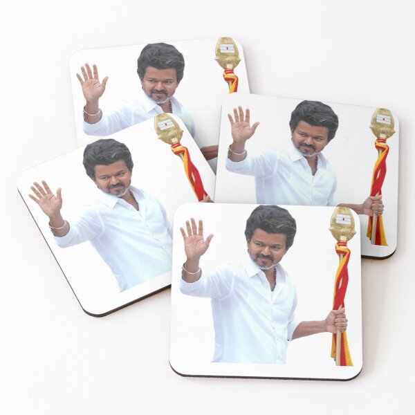 Item preview, TVK Vijay Flag Art | Thalapathy Vijay Leadership Design designed and sold by CoolGTees.