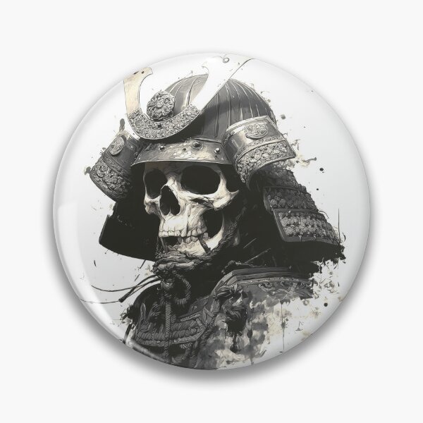 Item preview, Samurai Skull Warrior 06 — Golden Inferno designed and sold by MuKuRo-SPIRIT.