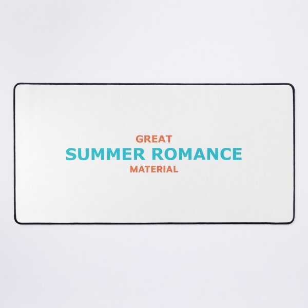 Item preview, Great Summer Romance Material – Beachy Holiday Fling Typography designed and sold by RedCircleArt.
