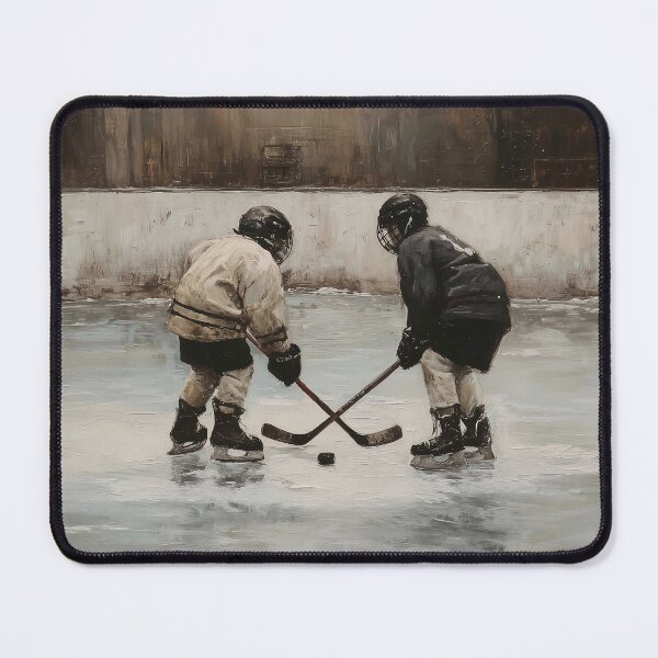 Item preview, Children Playing Ice Hockey designed and sold by lautir.