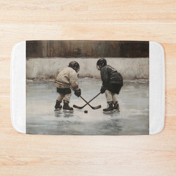 Item preview, Children Playing Ice Hockey designed and sold by lautir.