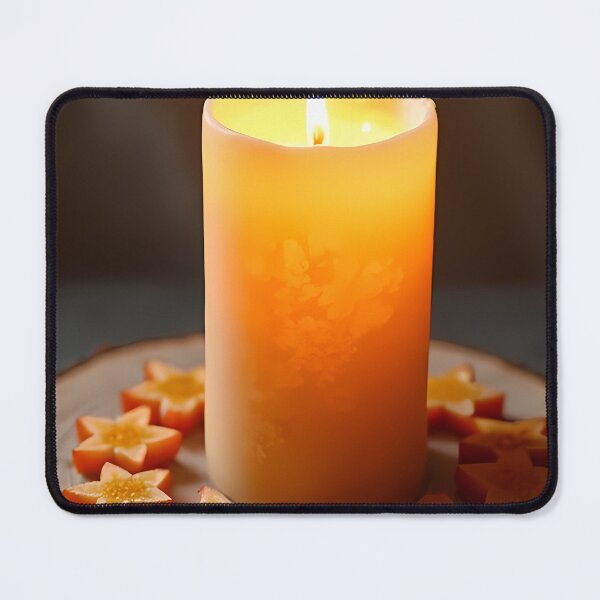 Item preview, Warm candle surrounded by star fruit slices designed and sold by Mianku | Für das Leben.