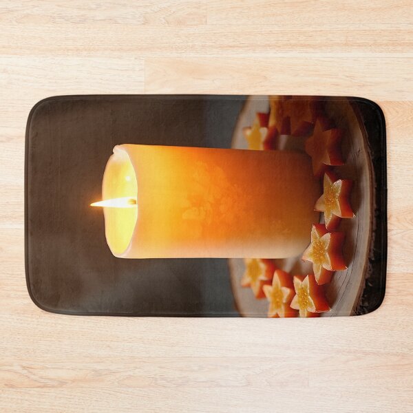 Item preview, Warm candle surrounded by star fruit slices designed and sold by Mianku | Für das Leben.