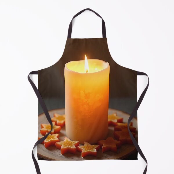 Item preview, Warm candle surrounded by star fruit slices designed and sold by Mianku | Für das Leben.