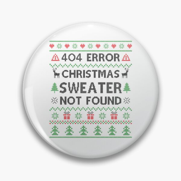 Item preview, Christmas Ugly Sweater Error 404 Christmas Sweater Not Found designed and sold by DavidCloud.