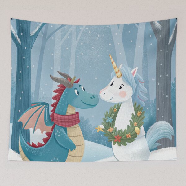 Item preview, Adorable Winter Folklore Creatures | Cutesy Mythical Illustration designed and sold by AIfolklore.
