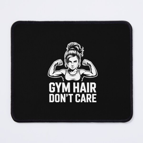 Item preview, Gym Hair Don't Care - Messy Bun Workout Motivation Tee designed and sold by Reichcorp.