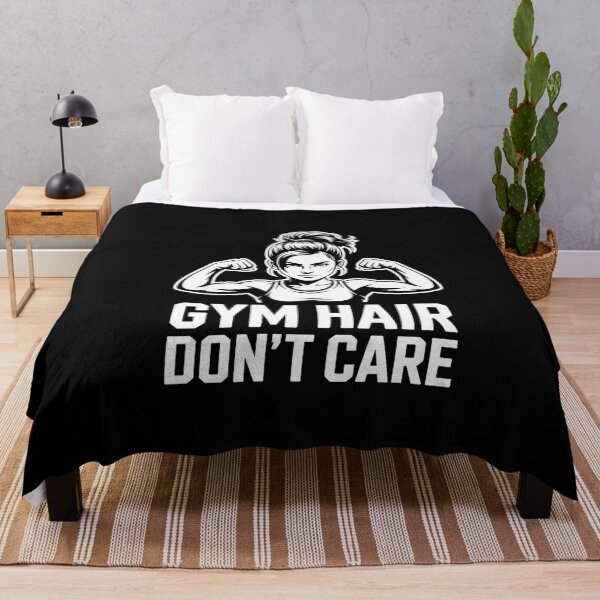 Item preview, Gym Hair Don't Care - Messy Bun Workout Motivation Tee designed and sold by Reichcorp.
