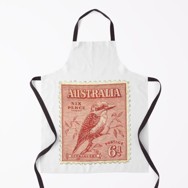 Item preview, Vintage Red Australian Kookaburra Postage Stamp designed and sold by red-amber65.