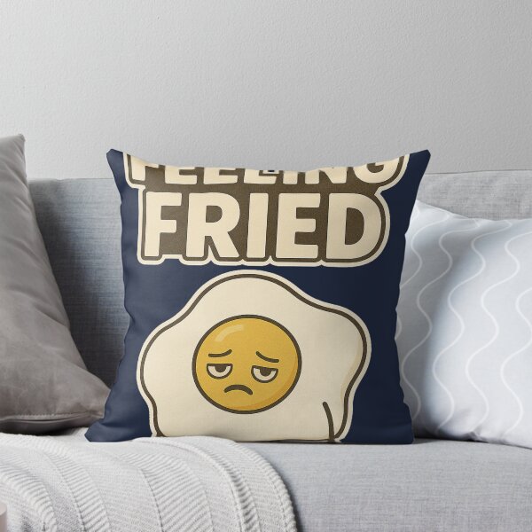 Item preview, Feeling Fried – Cute Fried Egg Food Pun Breakfast Lover Funny Design designed and sold by johnExpress02.