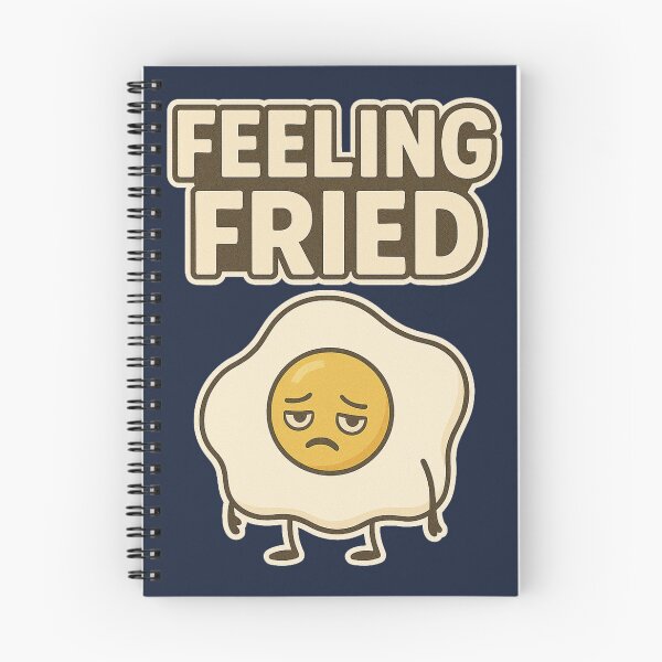 Item preview, Feeling Fried – Cute Fried Egg Food Pun Breakfast Lover Funny Design designed and sold by johnExpress02.