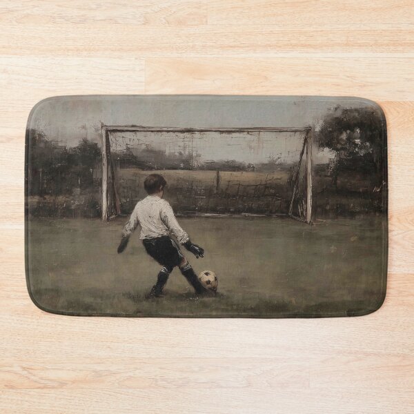 Item preview, Child Kicking Soccer Ball at Goal designed and sold by lautir.