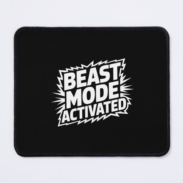 Item preview, Beast Mode Activated - Strong Typography Motivation Shirts designed and sold by Reichcorp.
