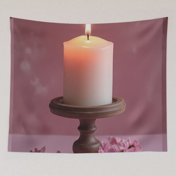 Item preview, Candle, flowers and a gentle evening atmosphere designed and sold by Mianku | Für das Leben.
