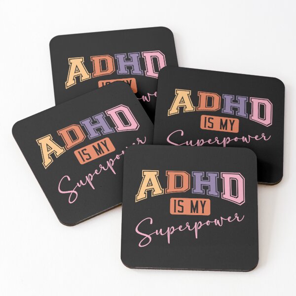 Item preview, ADHD Is My Superpower – Colorful Positive Neurodivergent Sticker designed and sold by Suzy Perez Art.