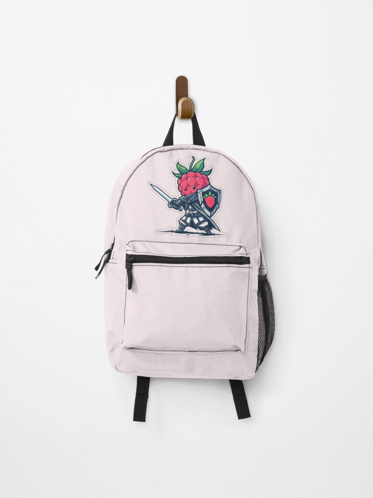 Thumbnail 1 of 3, Backpack, Raspberry Knight designed and sold by NickTaroDesign.