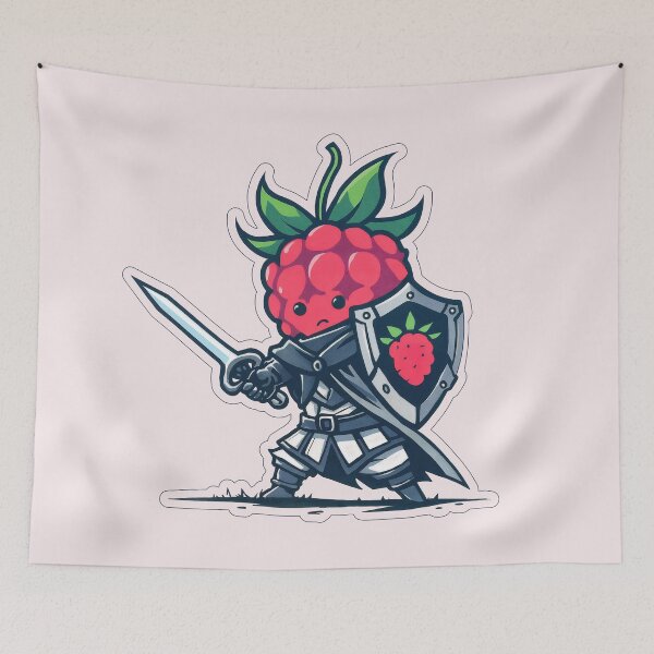 Item preview, Raspberry Knight designed and sold by NickTaroDesign.