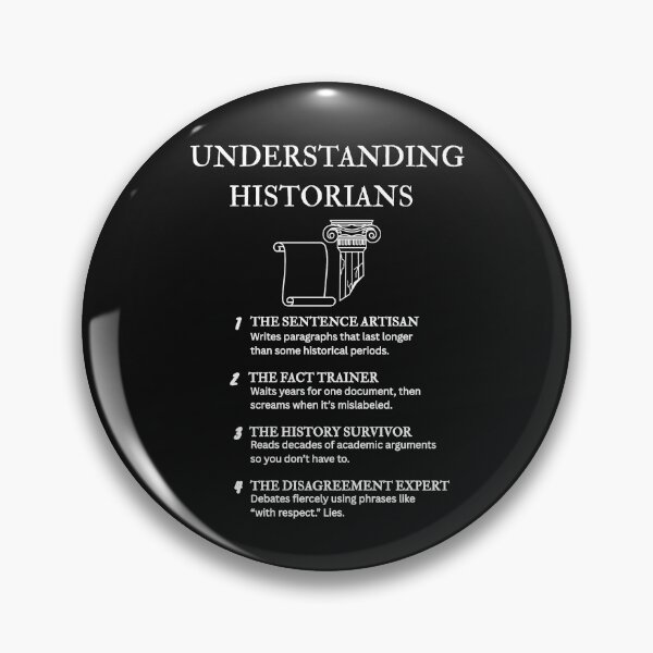 Item preview, Historian Lifestyle Comedy T-Shirt - Black designed and sold by PsyFlow35.