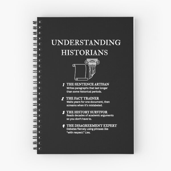 Item preview, Historian Lifestyle Comedy T-Shirt - Black designed and sold by PsyFlow35.