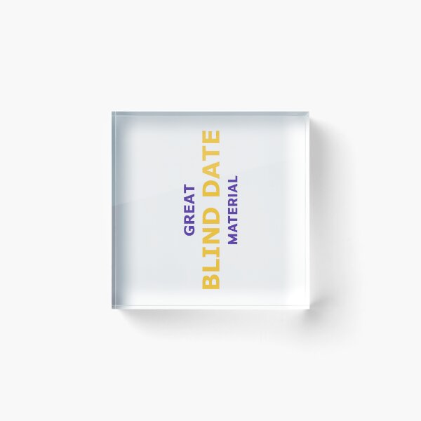 Item preview, Great Blind Date Material – Flirty Yellow & Purple Statement Design designed and sold by RedCircleArt.
