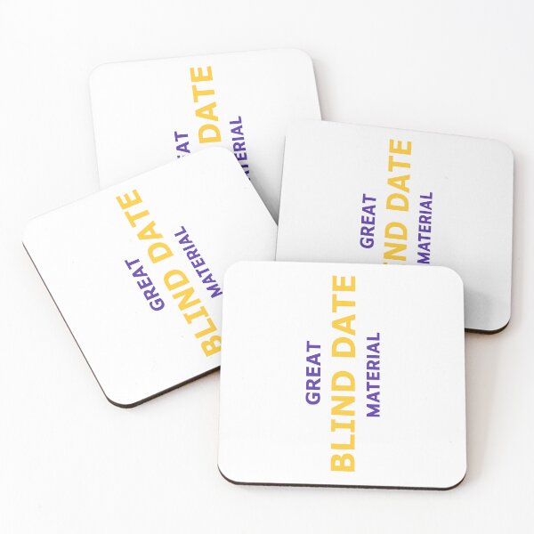Item preview, Great Blind Date Material – Flirty Yellow & Purple Statement Design designed and sold by RedCircleArt.