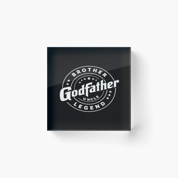 Item preview, Godfather Brother Uncle Legend – Bold Monochrome Tribute Design for Family Icons designed and sold by Bright Nest Studio.