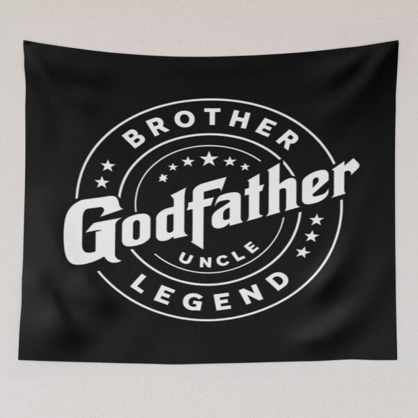 Item preview, Godfather Brother Uncle Legend – Bold Monochrome Tribute Design for Family Icons designed and sold by Bright Nest Studio.
