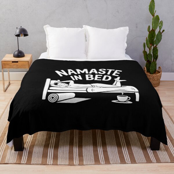 Item preview, Namaste In Bed - Yoga Humor & Lazy Day Vibes Tee designed and sold by Reichcorp.