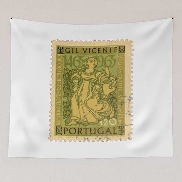 Aperçu de l'œuvre Vintage Gil Vicente Portugal Timbre-poste créée et vendue par red-amber65.
