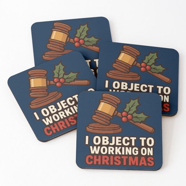 Item preview, I Object To Working On Christmas - Funny Lawyer Holiday Gift designed and sold by PunchDrop.