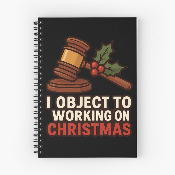 Item preview, I Object To Working On Christmas - Funny Lawyer Holiday Gift designed and sold by PunchDrop.