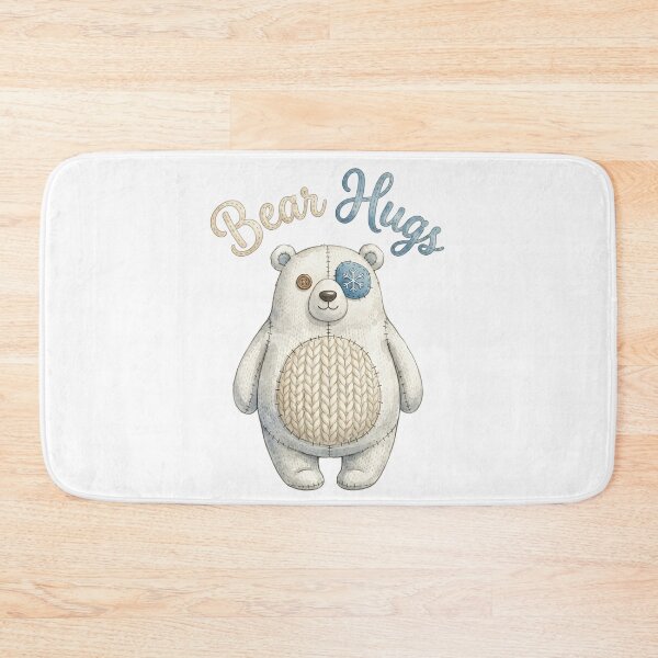 Item preview, Yarn Polar Bear - Cute Patchwork Christmas designed and sold by bapupa.