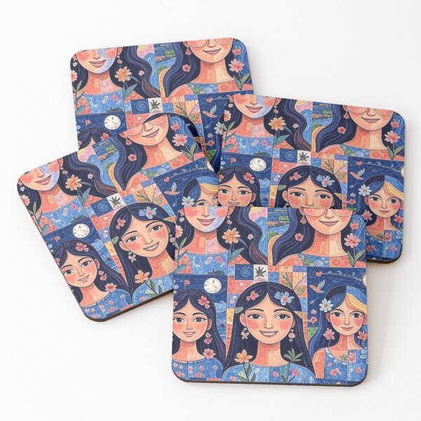 Item preview, Modern, cool, floral, design, smiles designed and sold by Grimtruths.